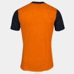 Joma 82P4R2854 برتقالي أسود قميص قصير الأكمام hispa الرابع رجال - Image 2