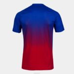 Joma 82P4R2857 أحمر أزرق ملكي قميص بأكمام قصيرة النمر الرابع رجال - Image 8