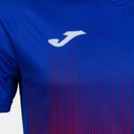 Joma 82P4R2857 أحمر أزرق ملكي قميص بأكمام قصيرة النمر الرابع رجال - Image 10