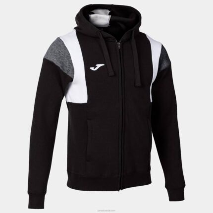 Joma 82P4R2861 أسود جاكيت مقنع مريح III رجال