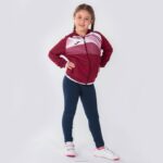 Joma 82P4R2874 بورجوندي أبيض سوبر نوفا II سترة مقنعين رجال - Image 6