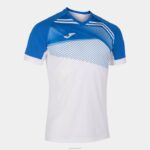 Joma 82P4R2878 أبيض أزرق ملكي قميص بأكمام قصيرة سوبر نوفا الثاني رجال