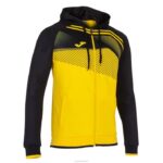 Joma 82P4R2883 أصفر أسود سوبر نوفا II سترة مقنعين رجال