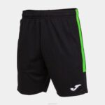 Joma 82P4R2891 أسود أخضر نيون بطولة برمودا السراويل البيئية رجال