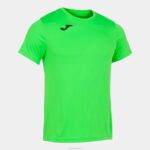 Joma 82P4R28 نيون الخضراء قميص قصير الأكمام سجل الثاني رجال