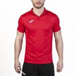 Joma 82P4R290 أحمر قميص بولو قصير الأكمام هواية رجال - Image 2