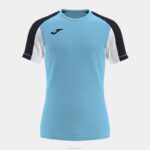 Joma 82P4R2930 الفيروز الأسود قميص تدريب قصير الاكمام انتر movistar 22/23