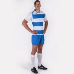 Joma 82P4R2935 أزرق ملكي أبيض قميص قصير الأكمام prorugby الثاني رجال - Image 4