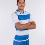 Joma 82P4R2935 أزرق ملكي أبيض قميص قصير الأكمام prorugby الثاني رجال - Image 6