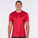 Joma 82P4R2939 أحمر قميص بأكمام قصيرة MySkin Academy رجال - Image 2