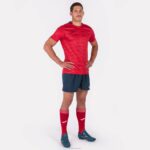 Joma 82P4R2939 أحمر قميص بأكمام قصيرة MySkin Academy رجال - Image 4