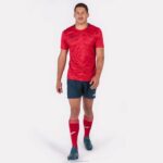 Joma 82P4R2939 أحمر قميص بأكمام قصيرة MySkin Academy رجال - Image 6