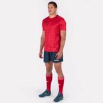 Joma 82P4R2939 أحمر قميص بأكمام قصيرة MySkin Academy رجال - Image 10