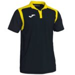 Joma 82P4R2950 أصفر مسود بطولة قميص بولو بأكمام قصيرة v رجال