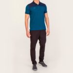 Joma 82P4R2959 الأزرق الملكي الأزرق الداكن قميص بولو قصير الأكمام الفائز الثاني رجال - Image 3