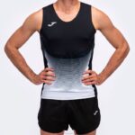 Joma 82P4R2961 أسود أبيض بلا أكمام تي شيرت النخبة السادس رجال - Image 2
