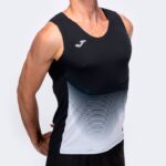 Joma 82P4R2961 أسود أبيض بلا أكمام تي شيرت النخبة السادس رجال - Image 3
