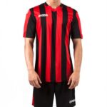 Joma 82P4R2963 أحمر أسود قميص بأكمام قصيرة رجال - Image 2