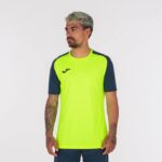 Joma 82P4R2968 الفلورسنت الأصفر الأزرق الداكن قميص بأكمام قصيرة أكاديمية رابعا رجال - Image 2