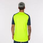 Joma 82P4R2968 الفلورسنت الأصفر الأزرق الداكن قميص بأكمام قصيرة أكاديمية رابعا رجال - Image 3