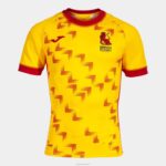 Joma 82P4R2972 أصفر قميص قصير كم 2 زي الاتحاد الاسباني للرجبي