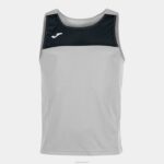 Joma 82P4R2983 مزيج أسود رمادي سباق تي شيرت بلا أكمام رجال