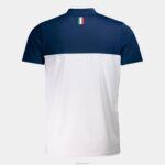 Joma 82P4R2993 الأزرق الداكن الأبيض قميص بولو قصير الاكمام لاتحاد التنس والباديل الايطالى - Image 2