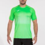 Joma 82P4R3021 الفلورسنت الأخضر الأبيض قميص قصير الأكمام النخبة السابع رجال - Image 2