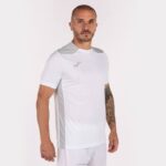 Joma 82P4R3032 ابيض رمادي بطولة قميص قصير الأكمام سادسا رجال - Image 2