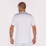 Joma 82P4R3032 ابيض رمادي بطولة قميص قصير الأكمام سادسا رجال - Image 3