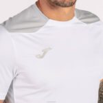 Joma 82P4R3032 ابيض رمادي بطولة قميص قصير الأكمام سادسا رجال - Image 5
