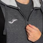Joma 82P4R3078 مزيج الرمادي جاكيت مقنع مريح III رجال - Image 5