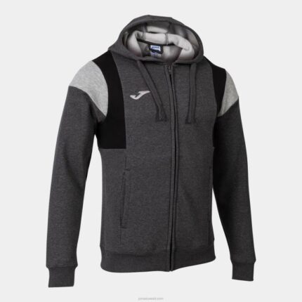 Joma 82P4R3078 مزيج الرمادي جاكيت مقنع مريح III رجال