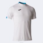 Joma 82P4R308 أبيض قميص قصير الأكمام سحق رجال