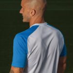 Joma 82P4R3095 أبيض أزرق ملكي قميص بأكمام قصيرة أكاديمية رابعا رجال - Image 6