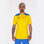 Joma 82P4R3097 أصفر أزرق ملكي بطولة قميص قصير الأكمام سادسا رجال - Image 2