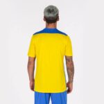Joma 82P4R3097 أصفر أزرق ملكي بطولة قميص قصير الأكمام سادسا رجال - Image 3