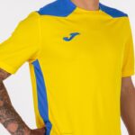 Joma 82P4R3097 أصفر أزرق ملكي بطولة قميص قصير الأكمام سادسا رجال - Image 6