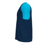 Joma 82P4R3098 الأزرق الداكن الفيروز الفلوريسنت قميص بأكمام قصيرة أكاديمية رابعا رجال - Image 3