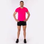 Joma 82P4R30 الفلورسنت الوردي قميص قصير الأكمام سجل الثاني رجال - Image 4