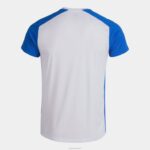 Joma 82P4R3112 أبيض أزرق ملكي قميص قصير الأكمام سجل الثاني رجال - Image 12