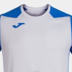 Joma 82P4R3112 أبيض أزرق ملكي قميص قصير الأكمام سجل الثاني رجال - Image 3