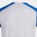 Joma 82P4R3112 أبيض أزرق ملكي قميص قصير الأكمام سجل الثاني رجال - Image 4