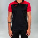 Joma 82P4R3125 أسود أحمر قميص بولو بأكمام قصيرة هواية II رجال - Image 3