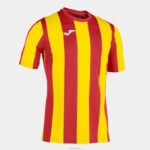 Joma 82P4R3127 احمر اصفر قميص بأكمام قصيرة بين رجال