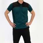 Joma 82P4R3217 أخضر أسود قميص بولو قصير الأكمام الفائز الثاني رجال - Image 6