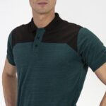 Joma 82P4R3217 أخضر أسود قميص بولو قصير الأكمام الفائز الثاني رجال - Image 9