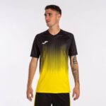 Joma 82P4R3237 أصفر أسود قميص بأكمام قصيرة النمر الرابع رجال - Image 2