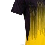 Joma 82P4R3237 أصفر أسود قميص بأكمام قصيرة النمر الرابع رجال - Image 9