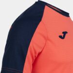 Joma 82P4R3289 الفلورسنت البرتقالي والأزرق الداكن قميص البطولة البيئية قصيرة الأكمام رجال - Image 11